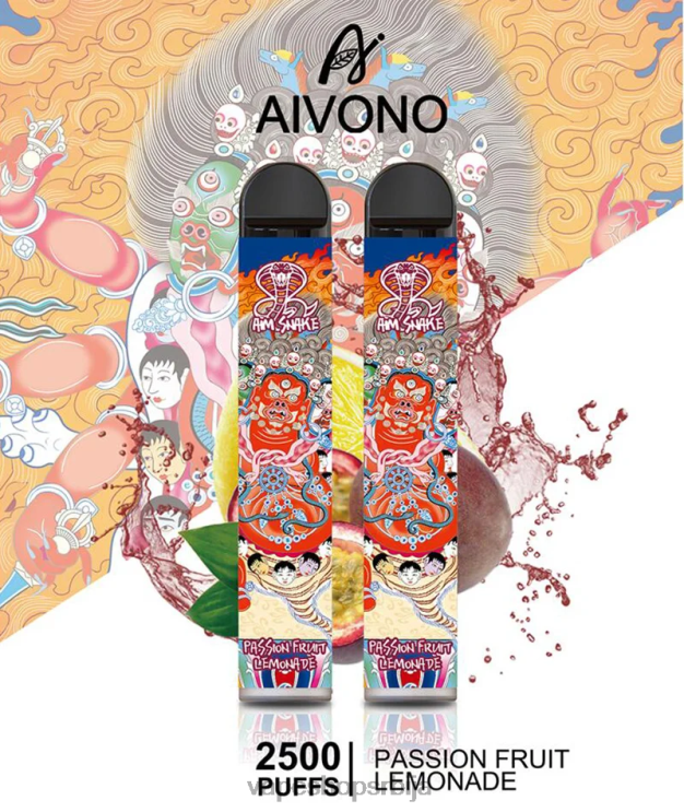 Aivono AIM SNAKE 2500 лимунада од маракује 008DX315 - Vape Pen