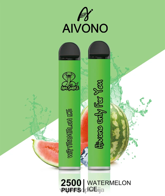 Aivono AIM SNAKE 2500 лед од лубенице 008DX321 - Vape Srbija