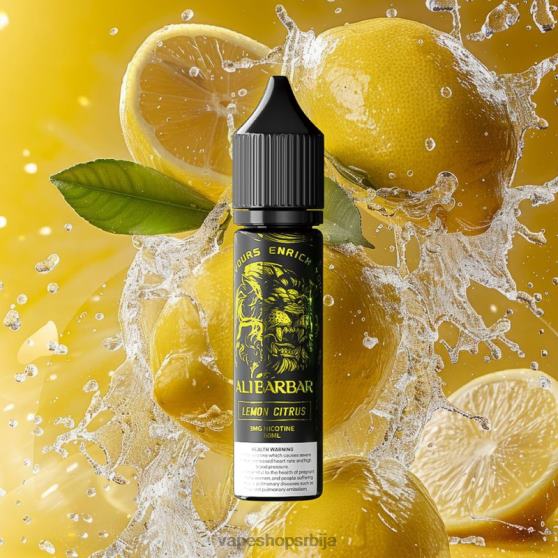 Alibarbar наргиле оникс лимун цитрус 04XTR108 - Vape Bez Nikotina