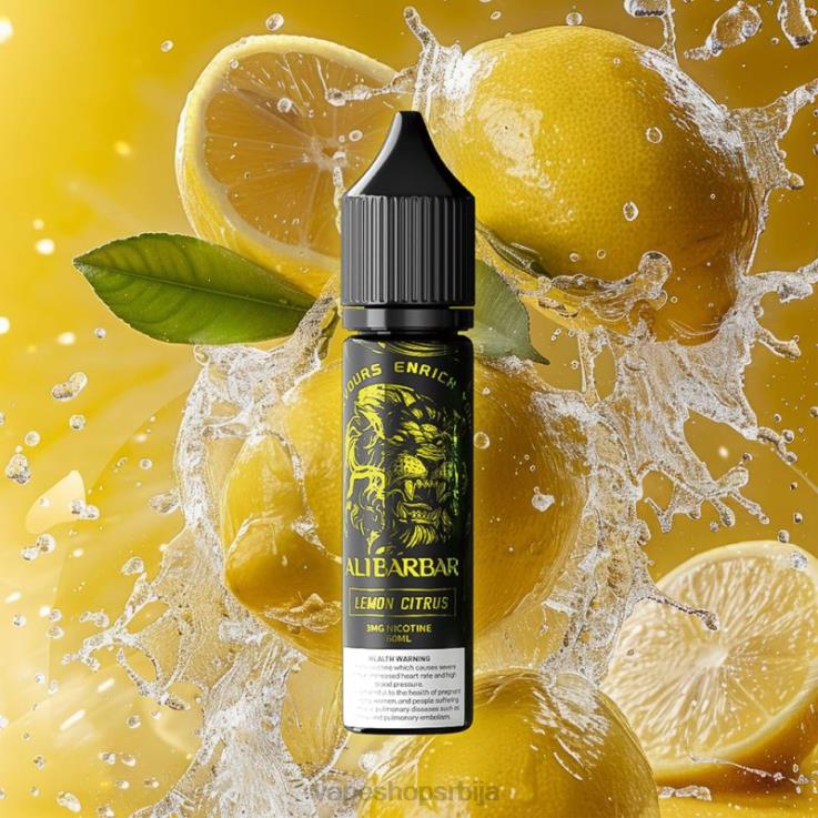 Alibarbar наргиле оникс доцк лимун цитрус DRRLR108 - Vape Pen