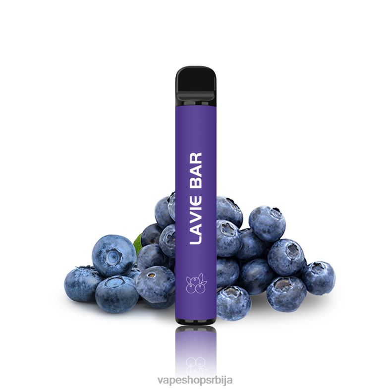 LAVIE BAR 2% верзија 800 пуффс боровница XLL8F318 - Vape Bez Nikotina