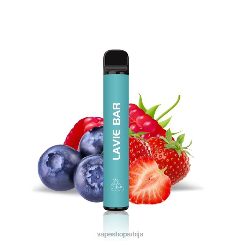 LAVIE BAR 2% верзија 800 пуффс мешати бобице XLL8F323 - Vape Bez Nikotina