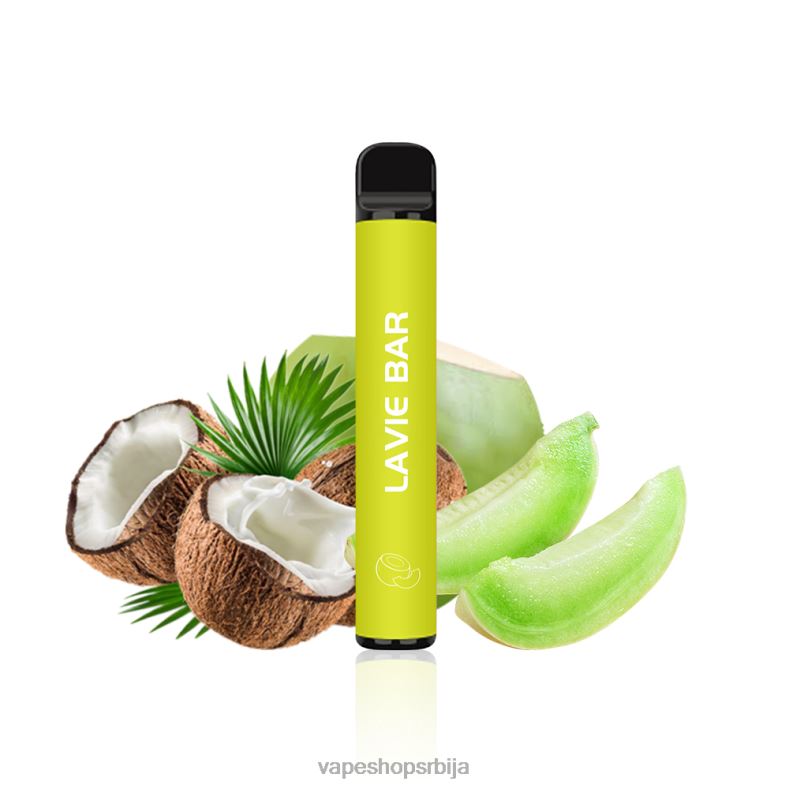 LAVIE BAR 2% верзија 800 пуффс диња кокос XLL8F324 - Vape Shop Beograd