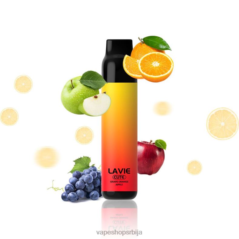 LAVIE BAR 3000 пуффс грожђе наранџаста јабука XLL8F288 - Vape Bez Nikotina