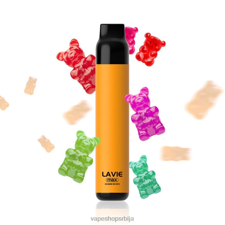 LAVIE BAR 5000 удисаја - мак гуми медведи XLL8F282 - Salt Vape Srbija