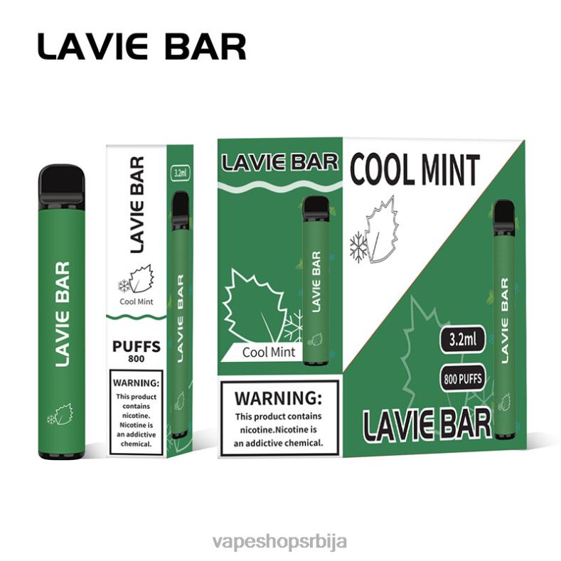 LAVIE BAR 800 пуффс цоол минт XLL8F311 - Vape Srbija