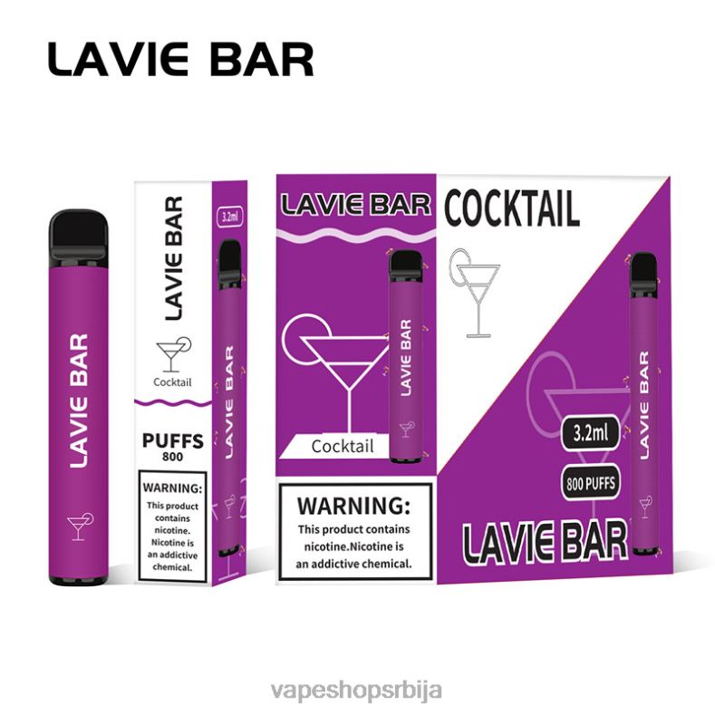 LAVIE BAR 800 пуффс коктел XLL8F312 - Salt Vape Srbija