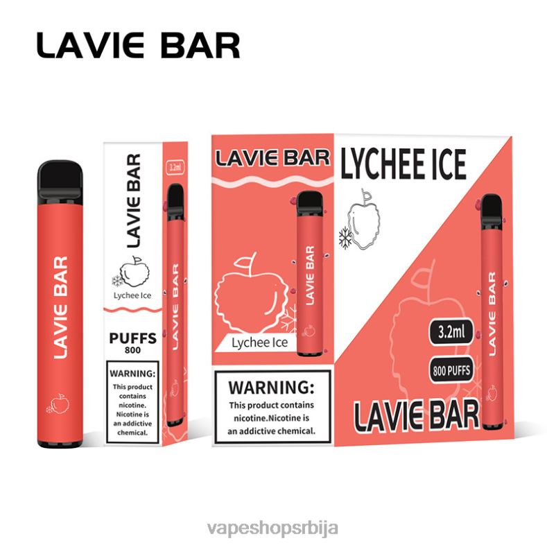 LAVIE BAR 800 пуффс личи лед XLL8F313 - Vape Bez Nikotina