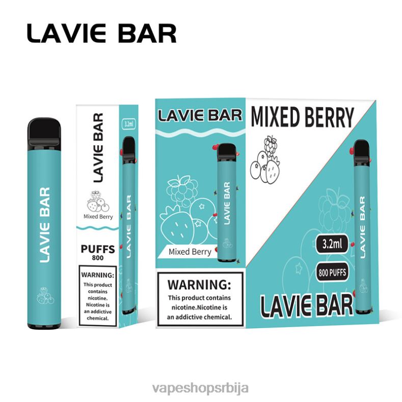 LAVIE BAR 800 пуффс мешане бобице XLL8F316 - Vape Srbija