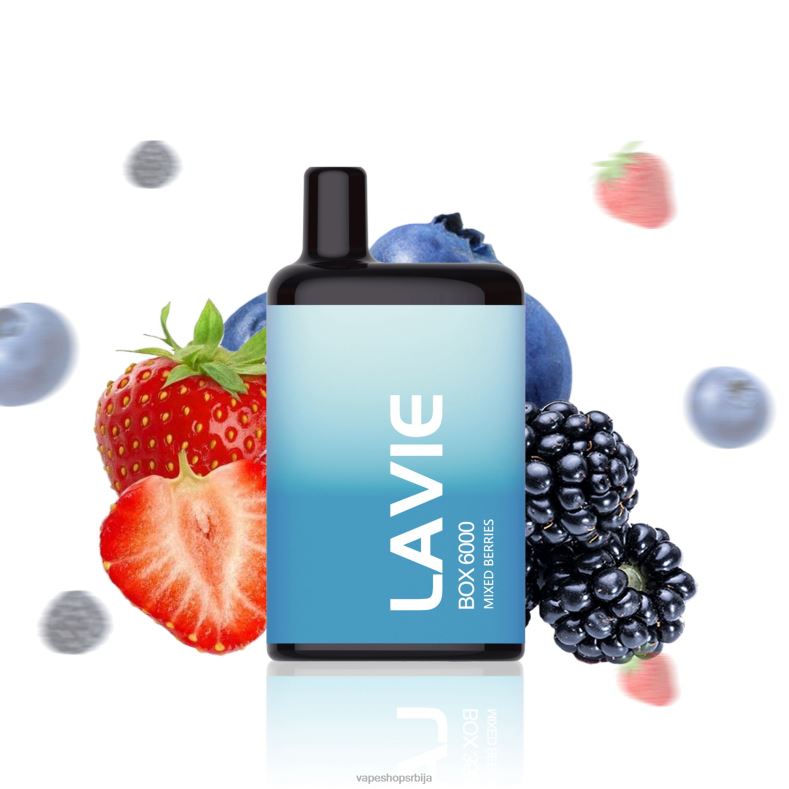 LAVIE BOX 6000 пуффс мешане бобице XLL8F203 - Vape Bez Nikotina