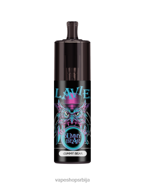 LAVIE COLOUR BAR Контрола протока ваздуха од 10000 удисаја гумени медвед XLL8F337 - Salt Vape Srbija
