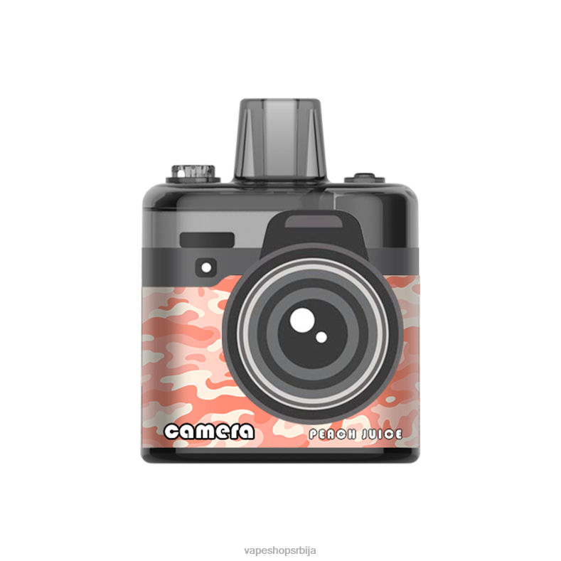 LAVIE Camera 8000 пуффс сок од брескве XLL8F174 - Vape Shop Beograd