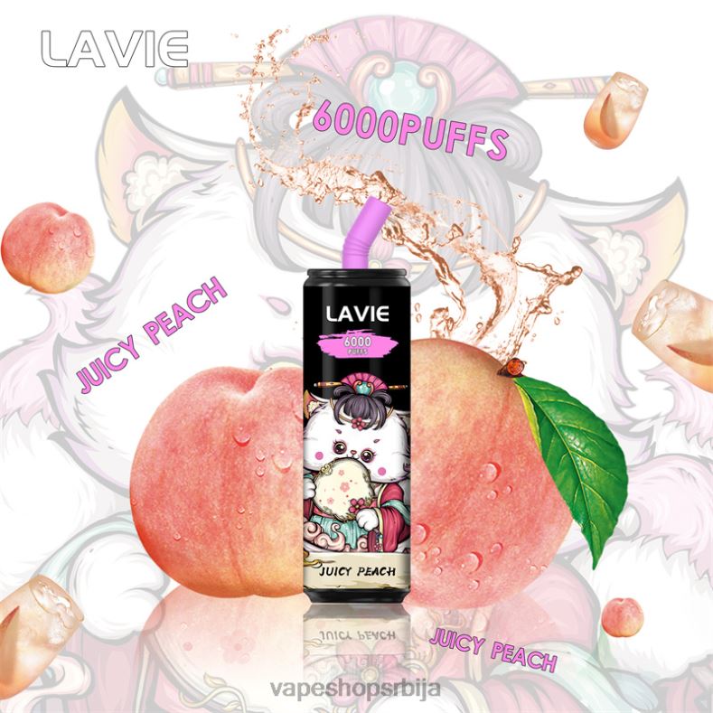 LAVIE Coke BAR 6000 пуффс сочна бресква XLL8F271 - Vape Srbija