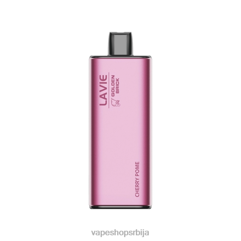 LAVIE GOLDEN BRICK 10000 пуффс трешњева печурка XLL8F57 - Salt Vape Srbija