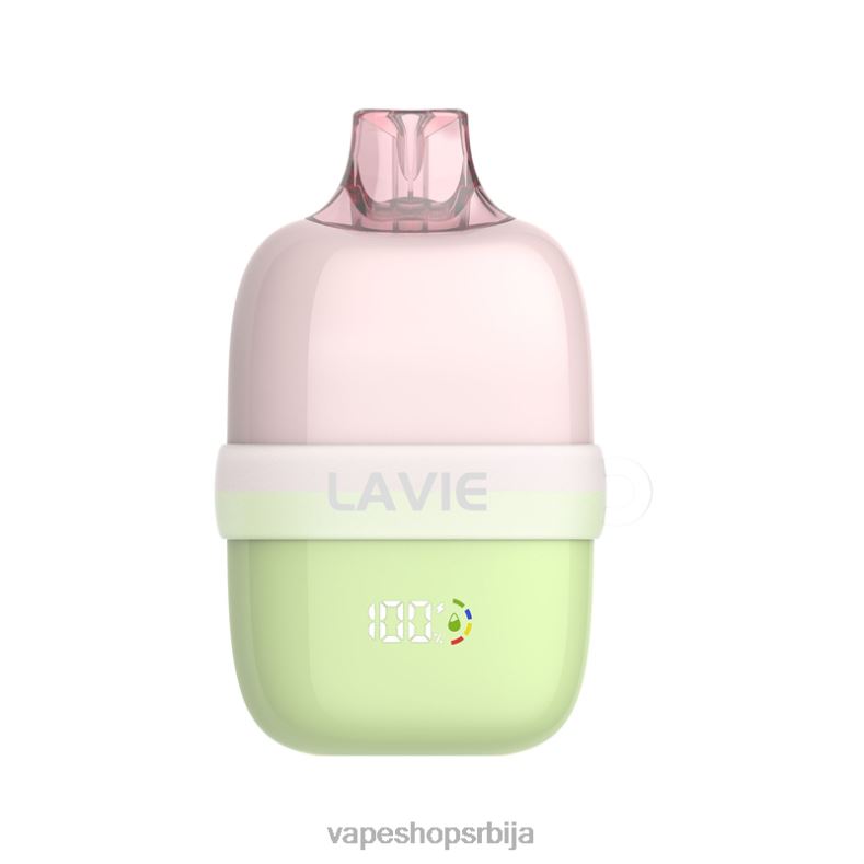 LAVIE INSIDER 12000 пуффс зелени грожђани лед XLL8F87 - Salt Vape Srbija