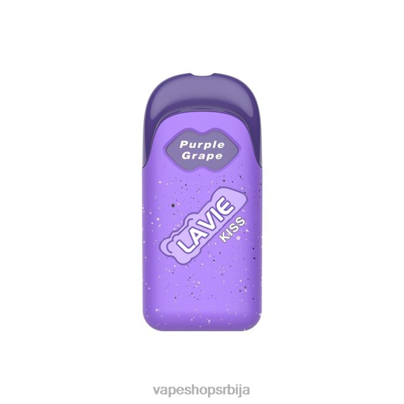 LAVIE KISS 8000 пуффс љубичасто грожђе XLL8F112 - Salt Vape Srbija