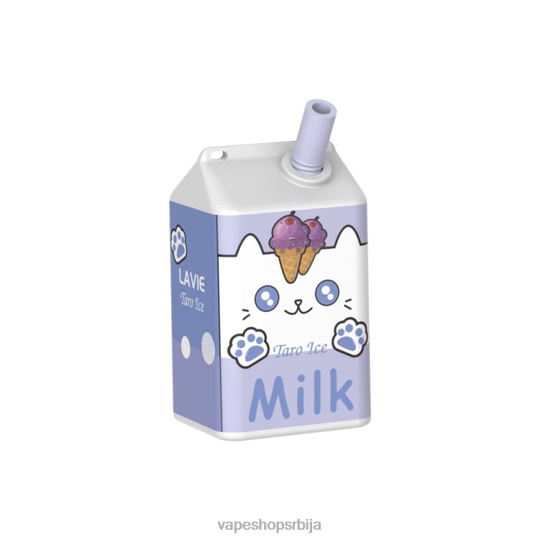 LAVIE MILK 7000 пуффс таро лед XLL8F180 - Vape Pen