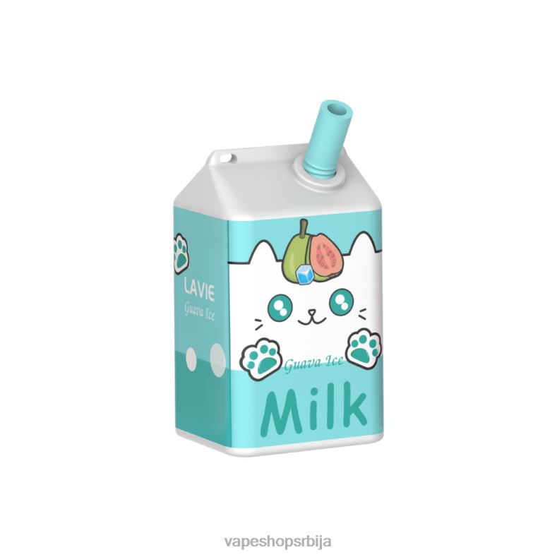 LAVIE MILK 7000 пуффс гуава лед XLL8F181 - Vape Srbija