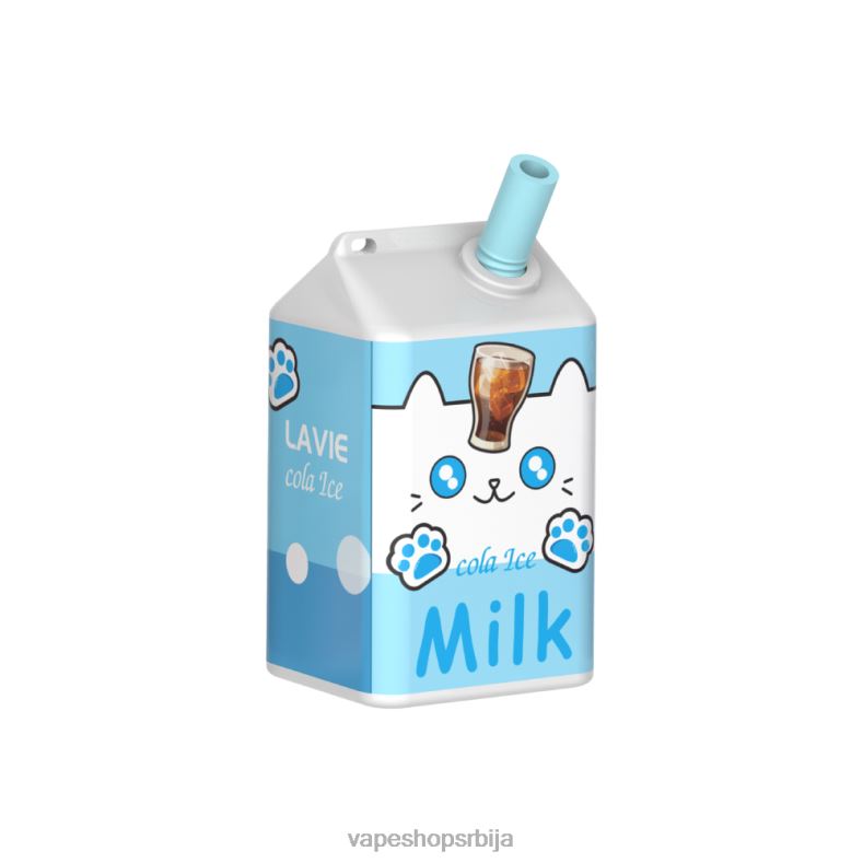 LAVIE MILK 7000 пуффс кола лед XLL8F184 - Vape Shop Beograd