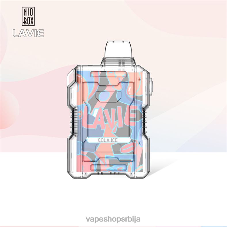 LAVIE NIO BOX 9000 пуффс кола лед XLL8F187 - Salt Vape Srbija