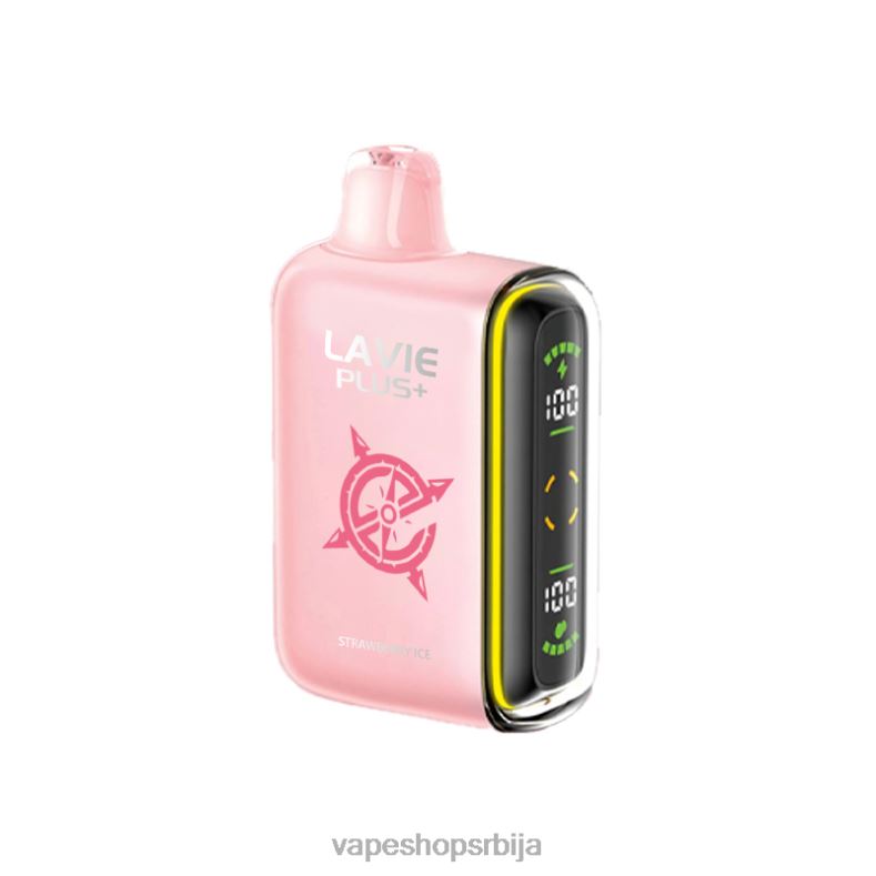 LAVIE PLUS 15000 пуффс лед од јагоде XLL8F104 - Vape Shop Beograd
