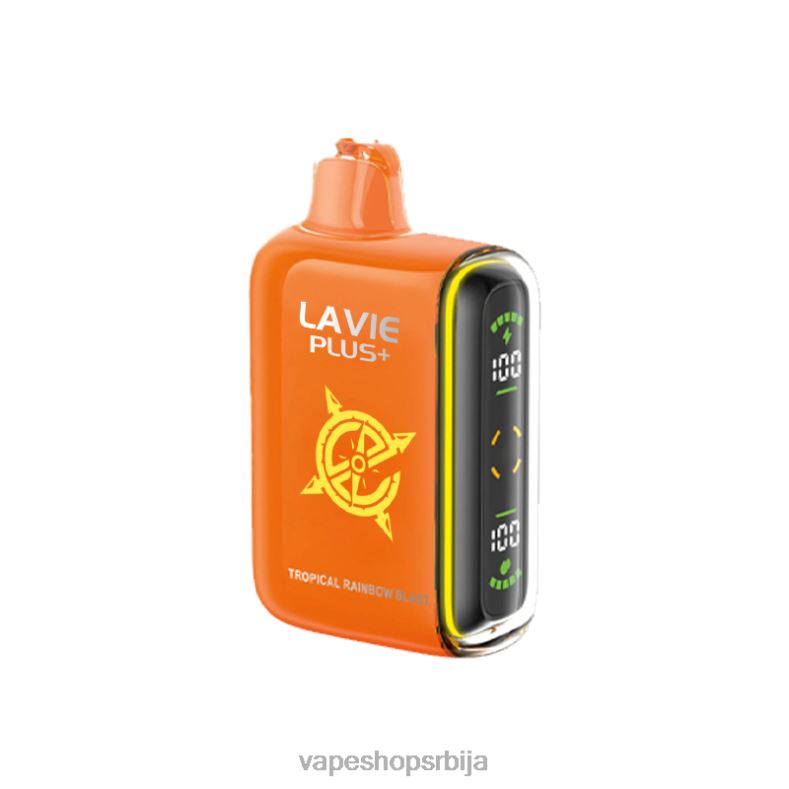 LAVIE PLUS 15000 пуффс експлозија тропске дуге XLL8F96 - Vape Srbija