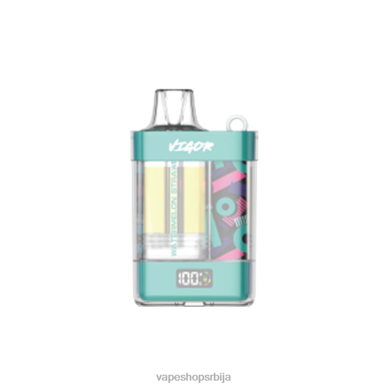 LAVIE VIGOR 15000 пуффс лубеница јагода XLL8F12 - Salt Vape Srbija