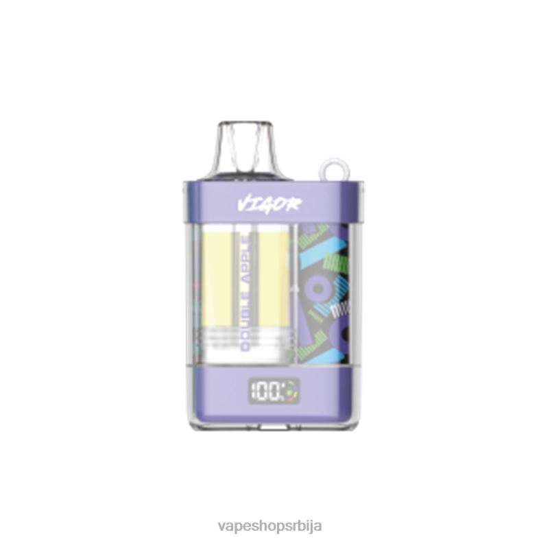LAVIE VIGOR 15000 пуффс дупла јабука XLL8F5 - Vape Pen