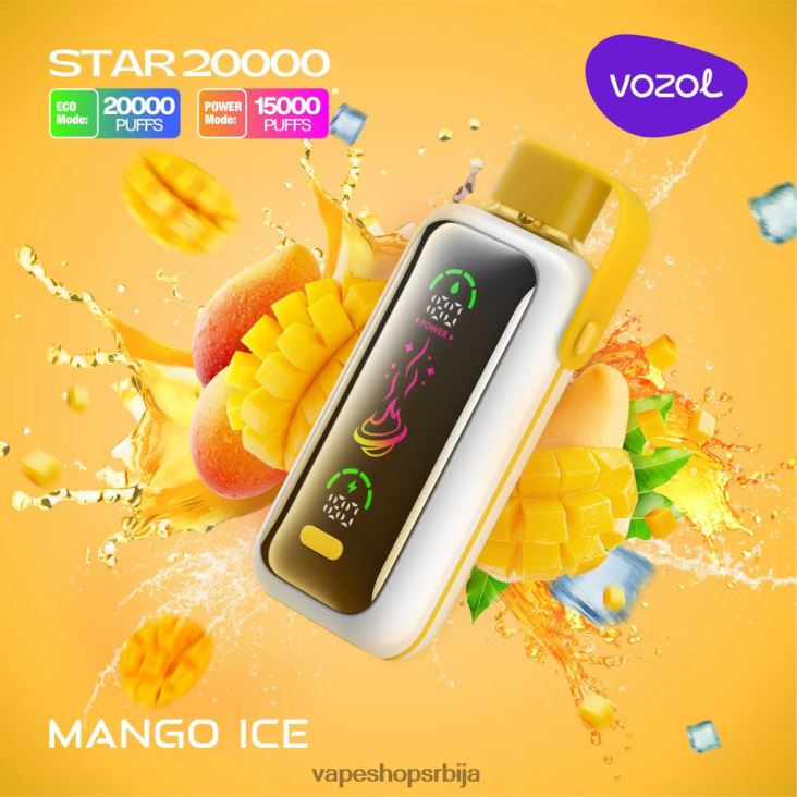 VOZOL STAR 20000 лед од манга 42P86X13 | Vape Bez Nikotina